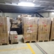 UN-certified boxes palletised into 8 pallets by Galaxypacs for safe transport
